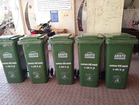 Wheel Garbage Dust Bin